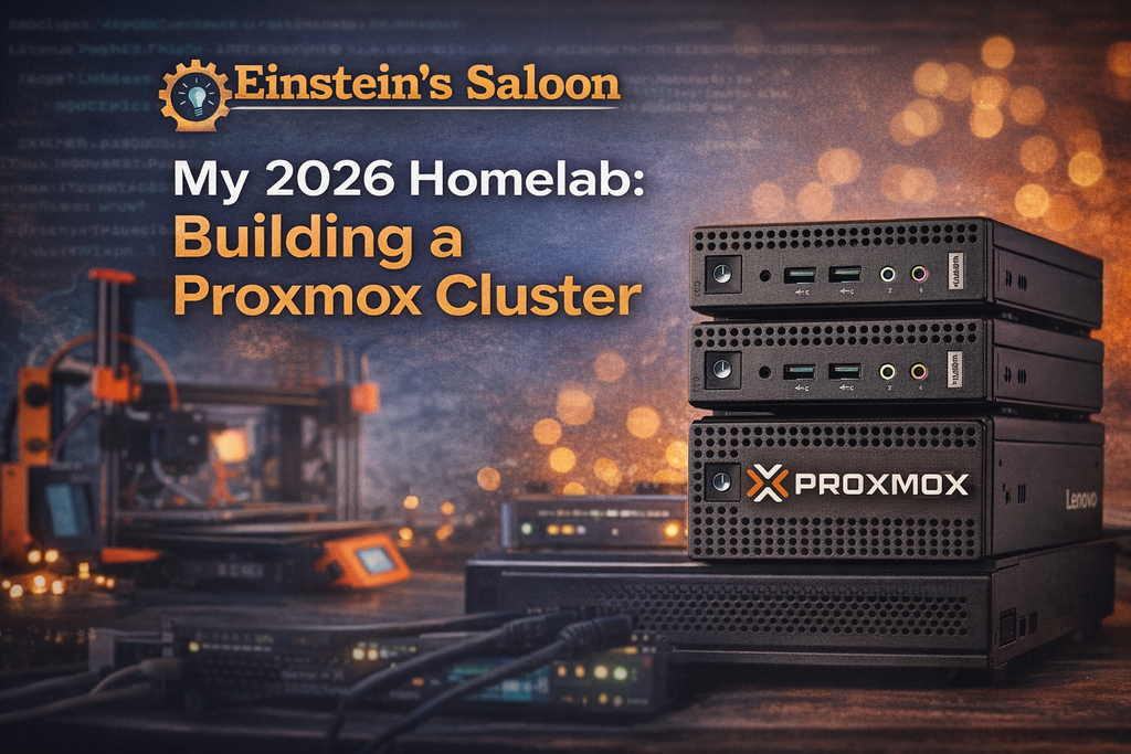 2026 Einstein's Saloon Building a Proxmox Cluster